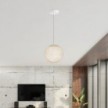 Suspension Lamp with Sphere Lampshade