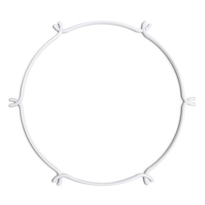 Cage Circle - Structure for lamps - White