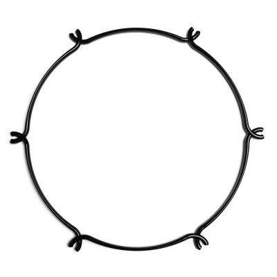 Cage Circle - Structure for lamps - Black