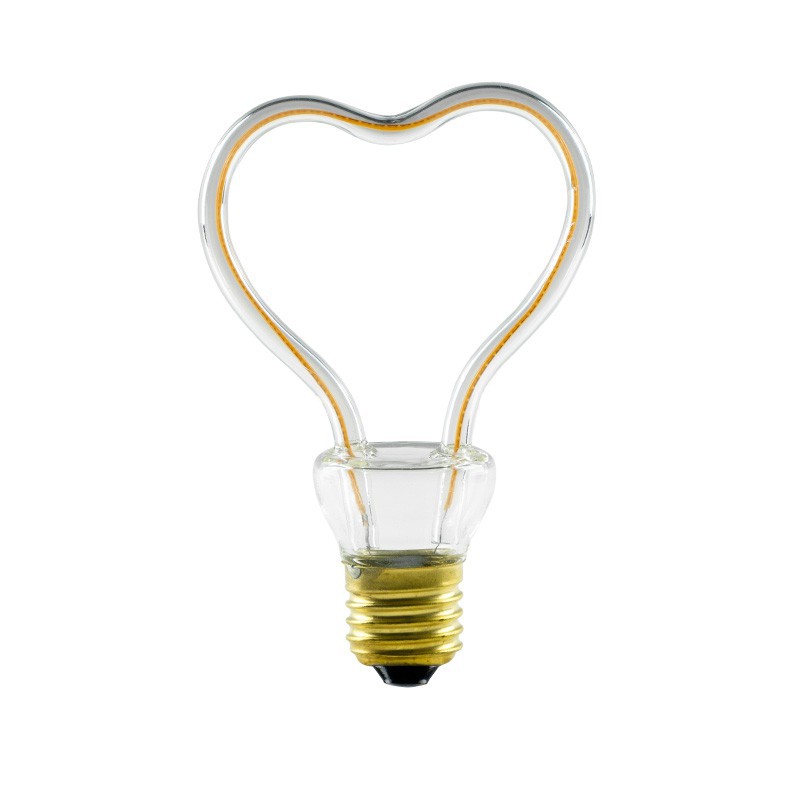 LED Art Heart Light Bulb 6,5W 300Lm E27 1900K Dimmable