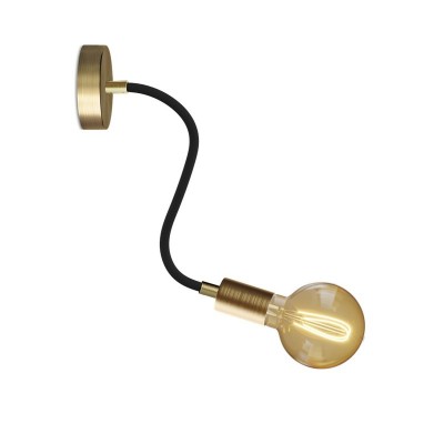 Flex 30 Lamp with Globe lightbulb - Brushed bronze