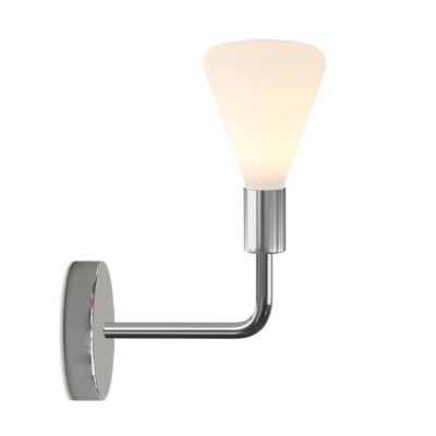 Fermaluce Elle metal Lamp with Siro lightbulb - Chrome