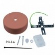 EIVA Cylindrical outdoor ceiling rose kit IP65 - in soft touch silicone