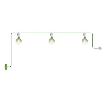 EIVA outdoor string light IP65 with 3 lights and rose - White