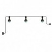 EIVA outdoor string light IP65 with 3 lights and rose