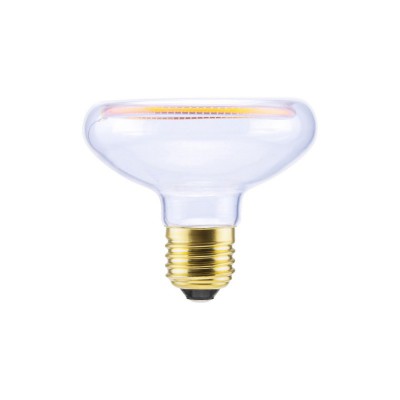 LED Reflector R80 Clear Floating Line 6W 300Lm 1900K bulb Dimmable