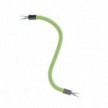 Kit Creative Flex flexible tube with grass green RM77 textile lining and metal terminals