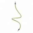 Kit Creative Flex flexible tube with grass green RM77 textile lining and metal terminals