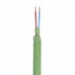 Kit Creative Flex flexible tube with grass green RM77 textile lining and metal terminals