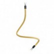 Kit Creative Flex flexible tube in mustard RM79 textile lining with metal terminals