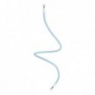 Kit Creative Flex flexible tube in baby blue RM76 textile lining with metal terminals