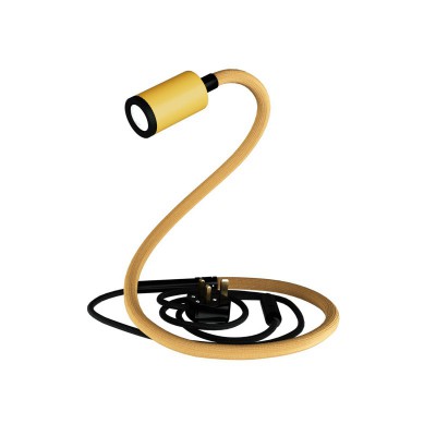 GU1d-one Pastel adjustable Lamp without base with mini LED spotlight - Yellow mustard