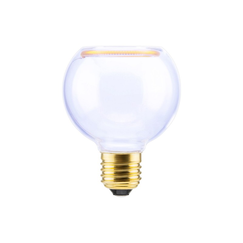 LED Globe G80 Clear Light Bulb Floating Collection 4W 230Lm 1900K Dimmable